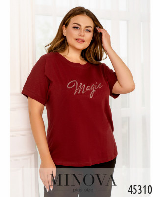 Футболка №2274-бордо_minova_5