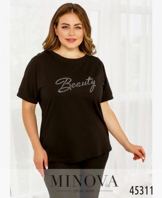 Футболка №2274-чорний_minova_5