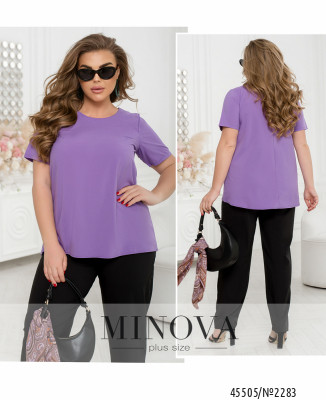 Блуза №2283-лаванда_minova_7