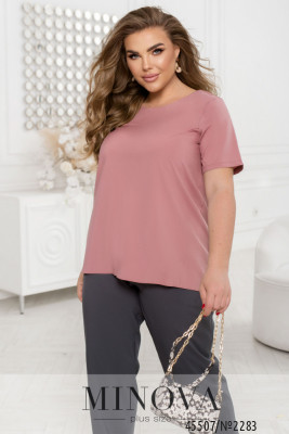 Блуза №2283-пудра_minova_5