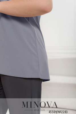 Блуза №2283-сірий_minova_6