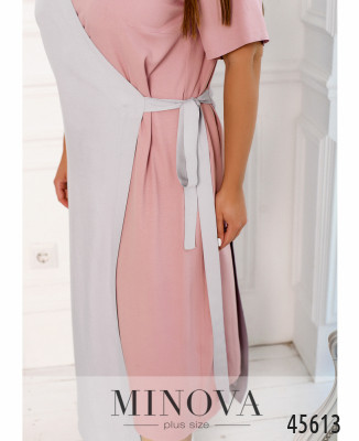 Сукня №2288Б-пудра-сірий_minova_6