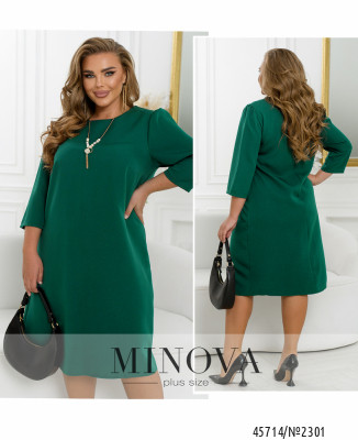 Сукня №2301-темно-зелений_minova_7
