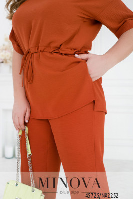 Костюм №2252-цегляний_minova_6