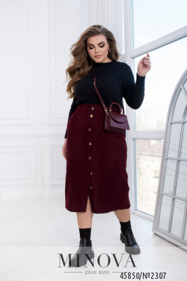 Спідниця №2307-бордо_minova_5