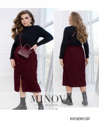 Спідниця №2307-бордо_minova_7