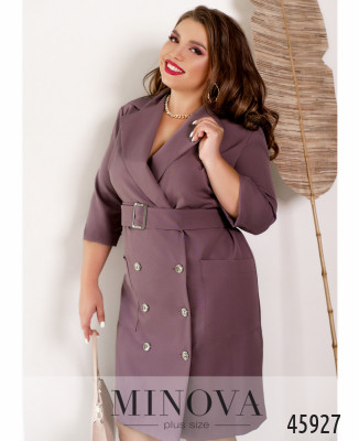 Сукня №4146-коричнево-фіолетовий_minova_5