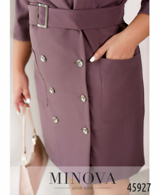 Сукня №4146-коричнево-фіолетовий_minova_6