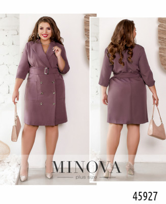 Сукня №4146-коричнево-фіолетовий_minova_7