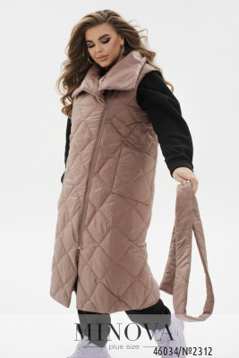 Жилет №2312-капучино_minova_5