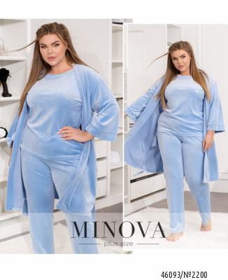 Домашній костюм 3-ка №2200-блакитний_minova_7