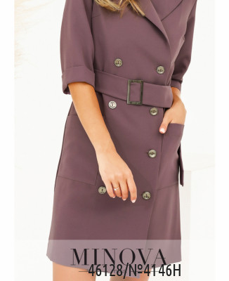 Сукня №4146Н-коричнево-фіолетовий_minova_6