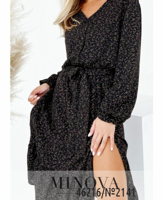Сукня №2141-чорний-бузок_minova_6