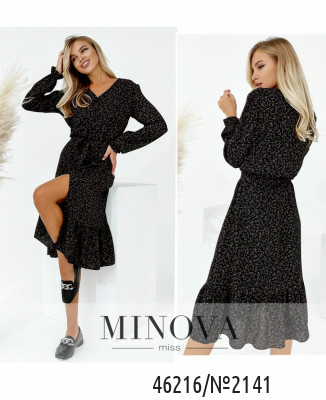 Сукня №2141-чорний-бузок_minova_7