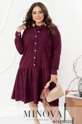Сукня №2317-бордо_minova_5