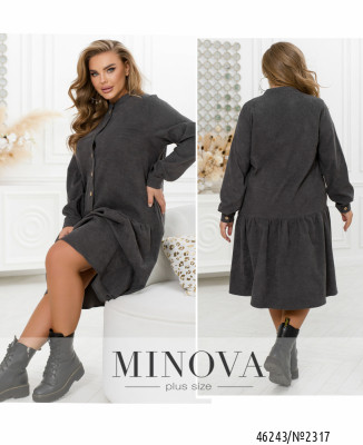 Сукня №2317-графіт_minova_7