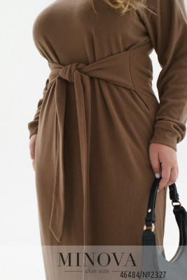 Сукня №2327-коричневий_minova_6