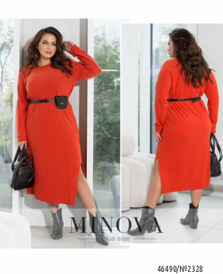 Сукня №2328-морквяний_minova_7