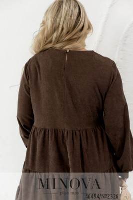 Сукня №2326-коричневий_minova_6