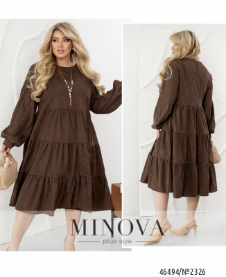 Сукня №2326-коричневий_minova_7