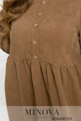 Сукня №2325-світло-коричневий_minova_6