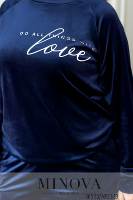 Домашній костюм №2323-синій_minova_6