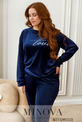 Домашній костюм №2323-синій_minova_5