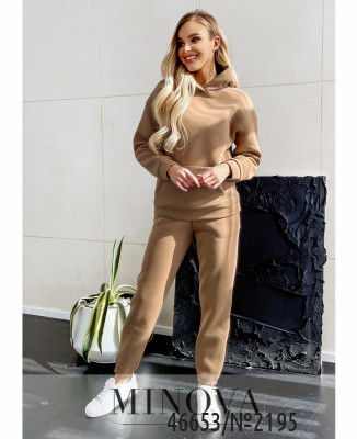 Спортивний костюм №2195-світло-коричневий_minova_5