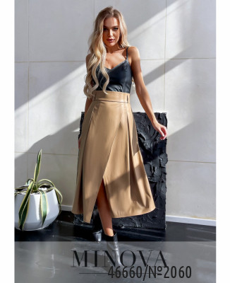 Спідниця №2060-бежевий_minova_5