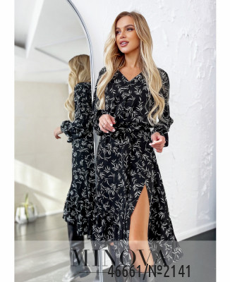 Сукня №2141-чорно-білий_minova_5