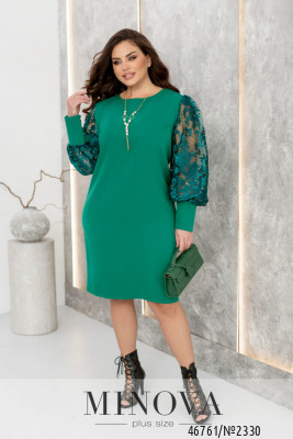 Сукня №2330-зелений