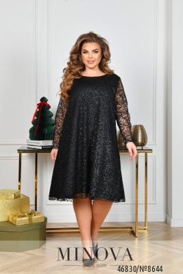 Сукня №8644-чорний