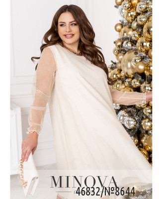 Сукня №8644-молоко_minova_4