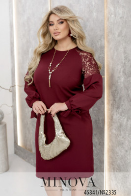 Сукня №2335-бордо