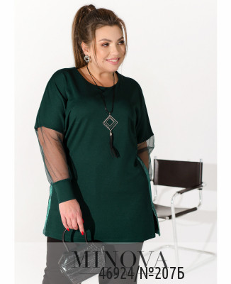 Кофточка №207Б-зелений_minova_5