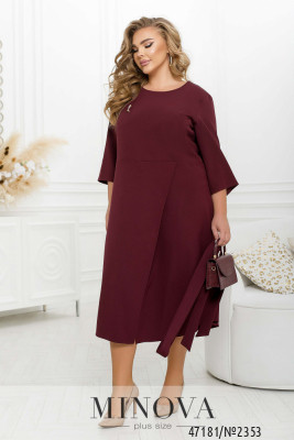 Сукня №2353-бордо_minova_5