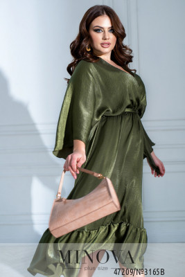 Сукня №3165B-Хакі_minova_5