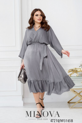 Платье №3165B-Серый