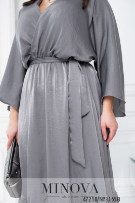 Сукня №3165B-Сірий_minova_6