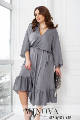 Сукня №3165B-Сірий_minova_5