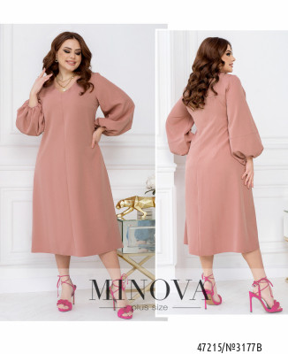 Сукня №3177B-пудра_minova_7