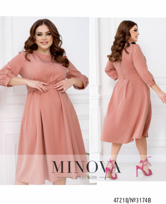 Сукня №3174B-пудра_minova_7