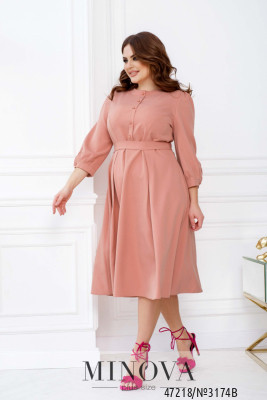 Сукня №3174B-пудра_minova_5