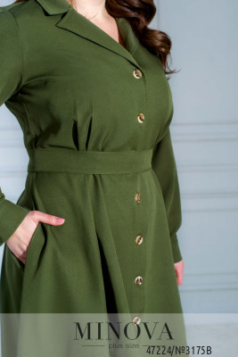 Сукня №3175B-Хакі_minova_6