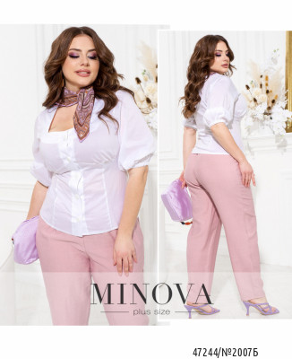 Блуза №2007Б-білий_minova_7