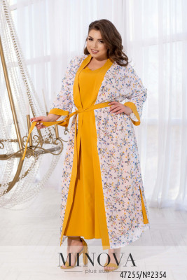 Костюм №2354-гірчиця_minova_5