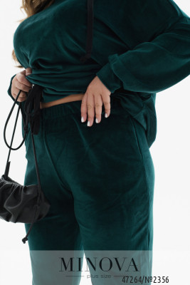 Спортивний костюм №2356-темно-зелений_minova_6