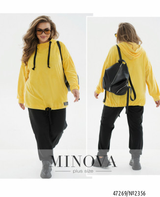 Спортивний костюм №2356-жовтий-чорний_minova_7
