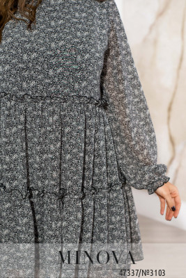 Сукня №3103-чорно-білий_minova_6
