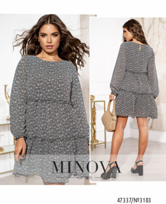 Сукня №3103-чорно-білий_minova_7